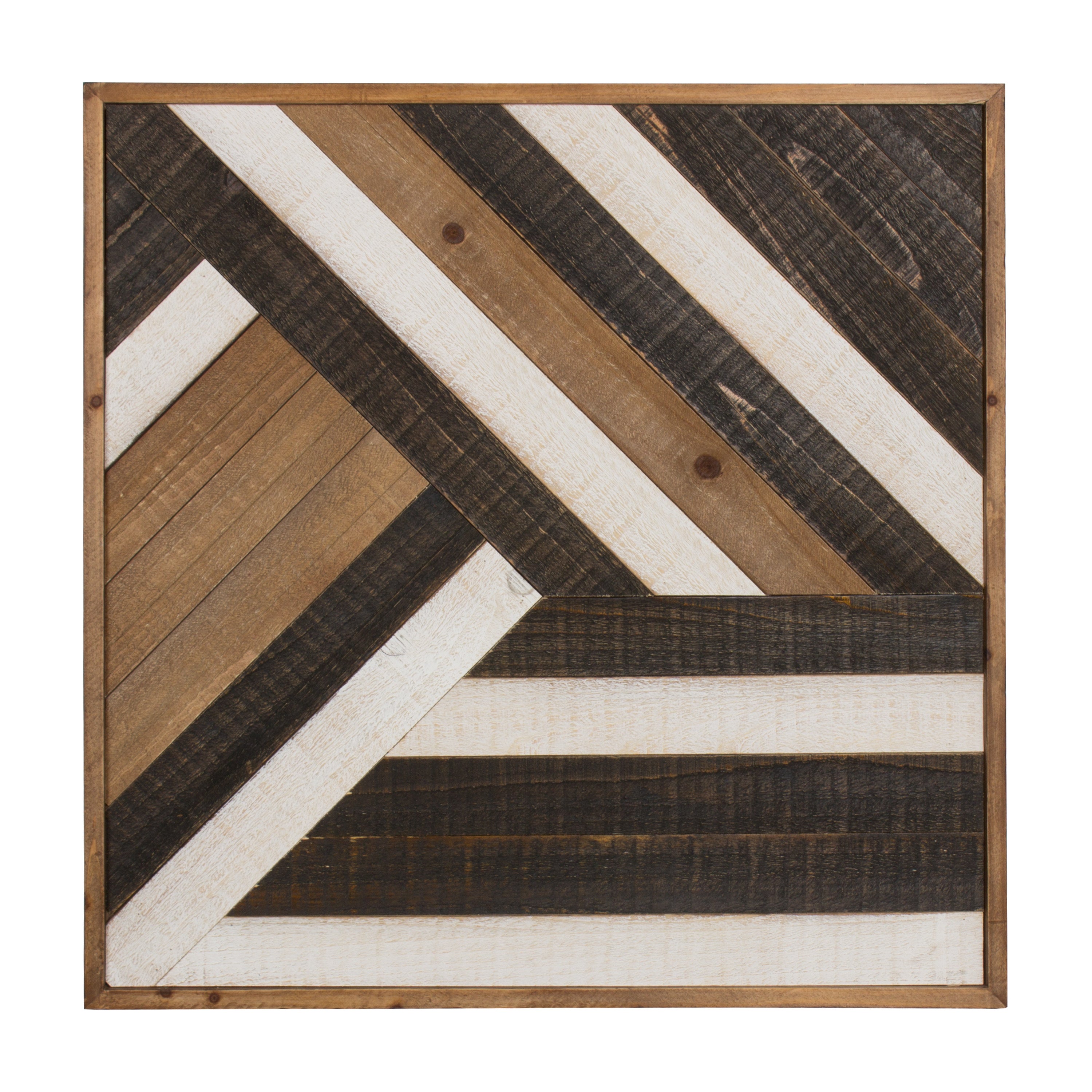 Ballez Shiplap Wood Plank Art
