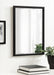Rectangle Mirror Black 18x24 6