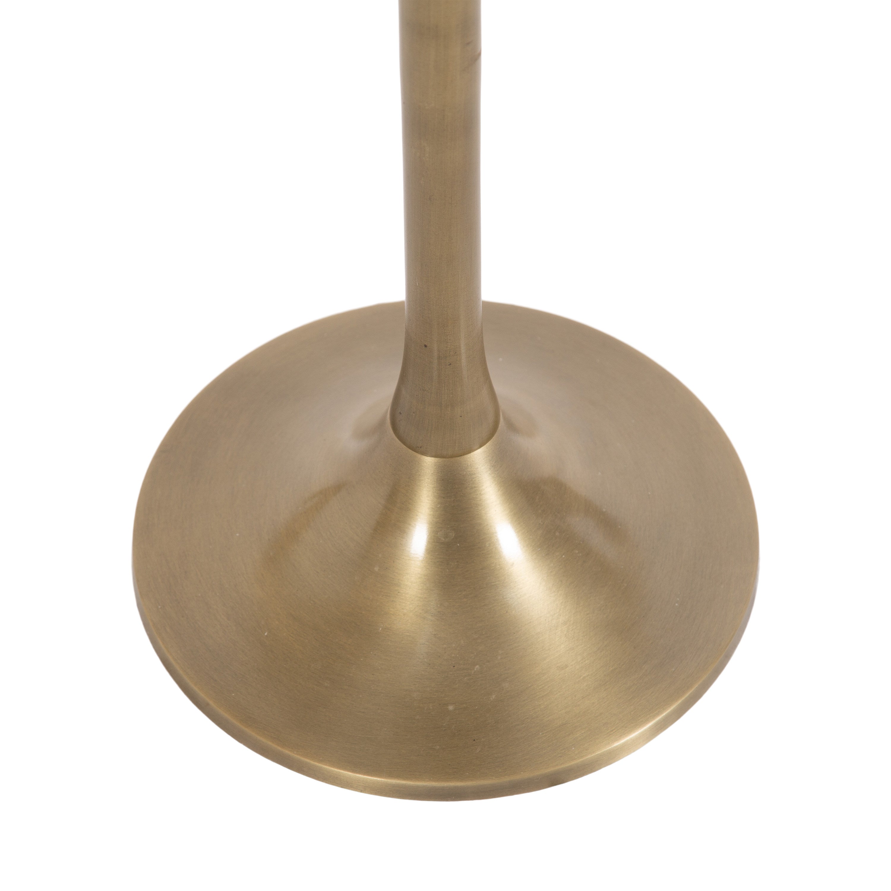 Drink Table White Gold 14x14x24 5