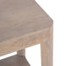 Side Table Natural Beige 22x14x26 3