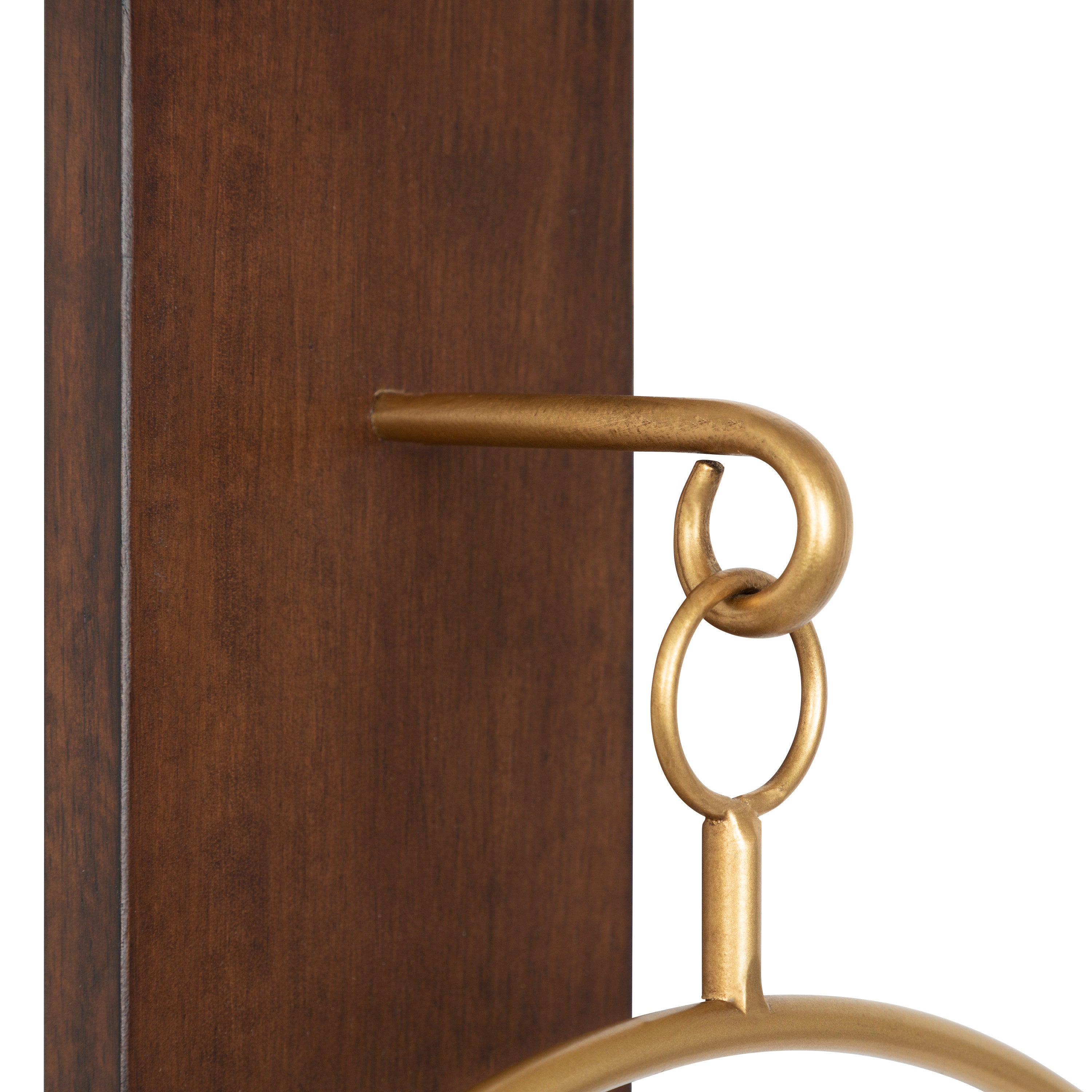 Wall Sconce Walnut Brown 13x24 4