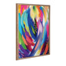 Blake Bright Brush Strokes Framed Printed Art by Jessi Raulet of Ettavee