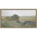 Mounted Canvas 38x20 Castellan Silver 1