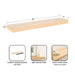 Floating Shelf 1 Piece 36 Inch Natural 2