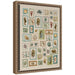 Framed Canvas Sylvie Beaded Dark Gold 10x13 1