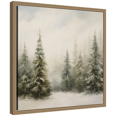 Framed Canvas Sylvie Dark Gold 16x16 1