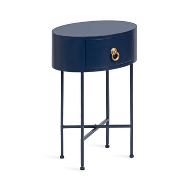 Side Table Navy Blue 16x12x24 1