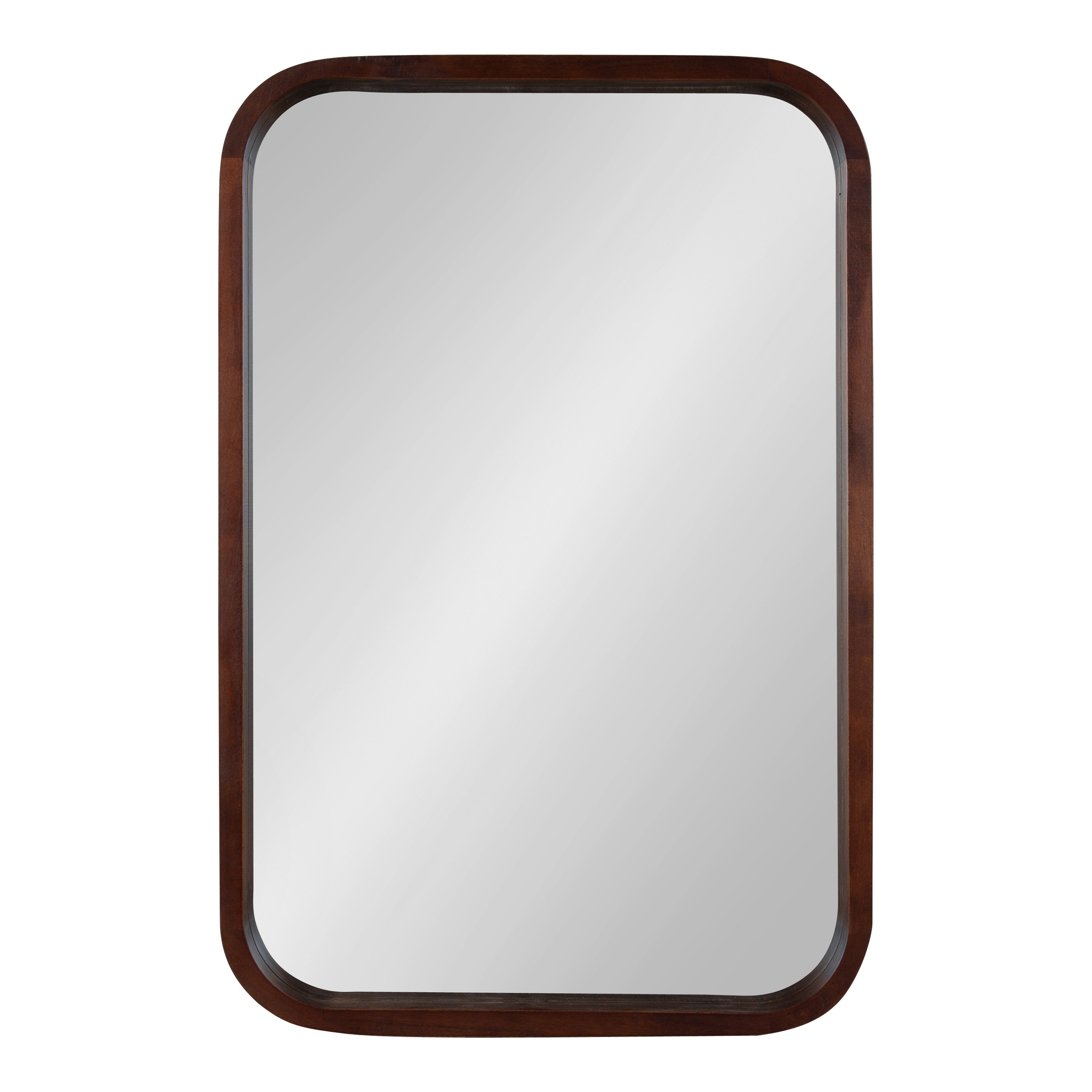 Rectangle Mirror Dark Brown 20x30 2