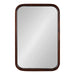 Rectangle Mirror Dark Brown 20x30 2