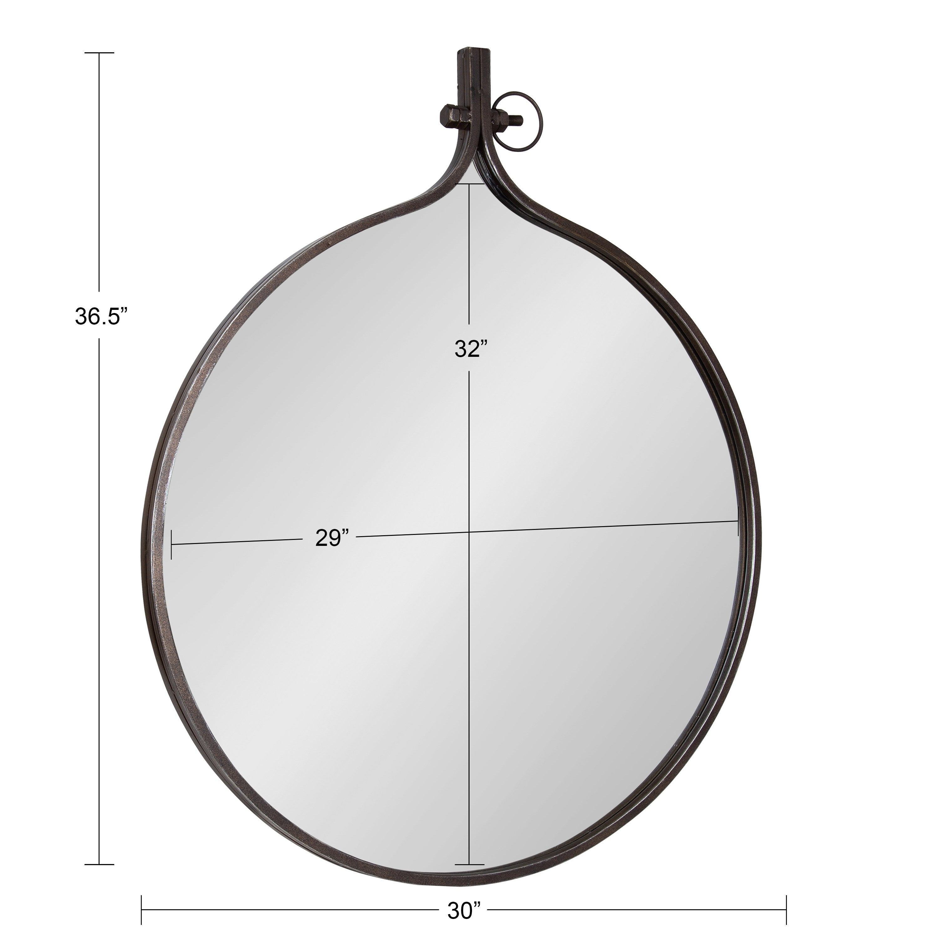 Yitro Metal Framed Wall Mirror