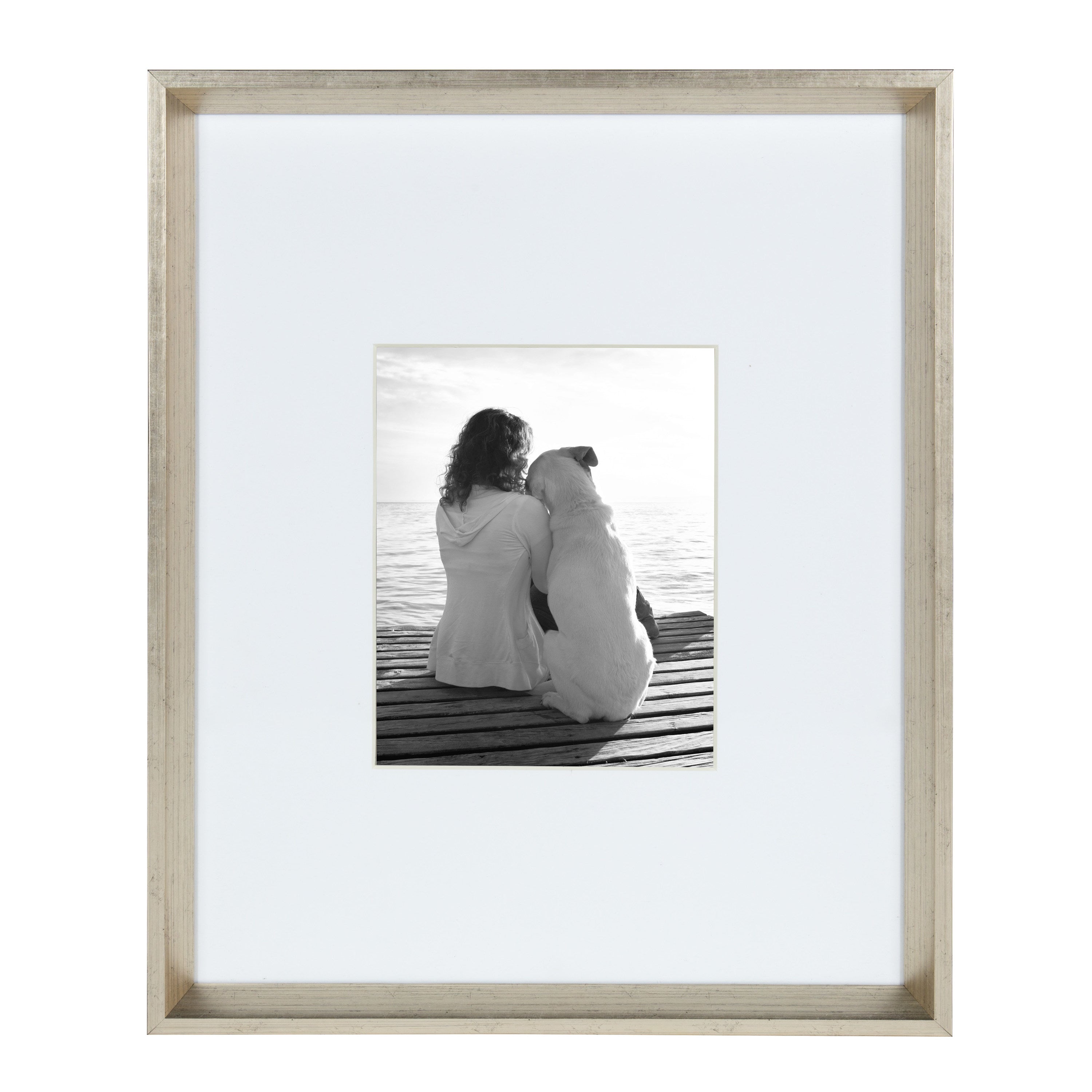 Wall Frame Silver 16x20 matted to 8x10 2