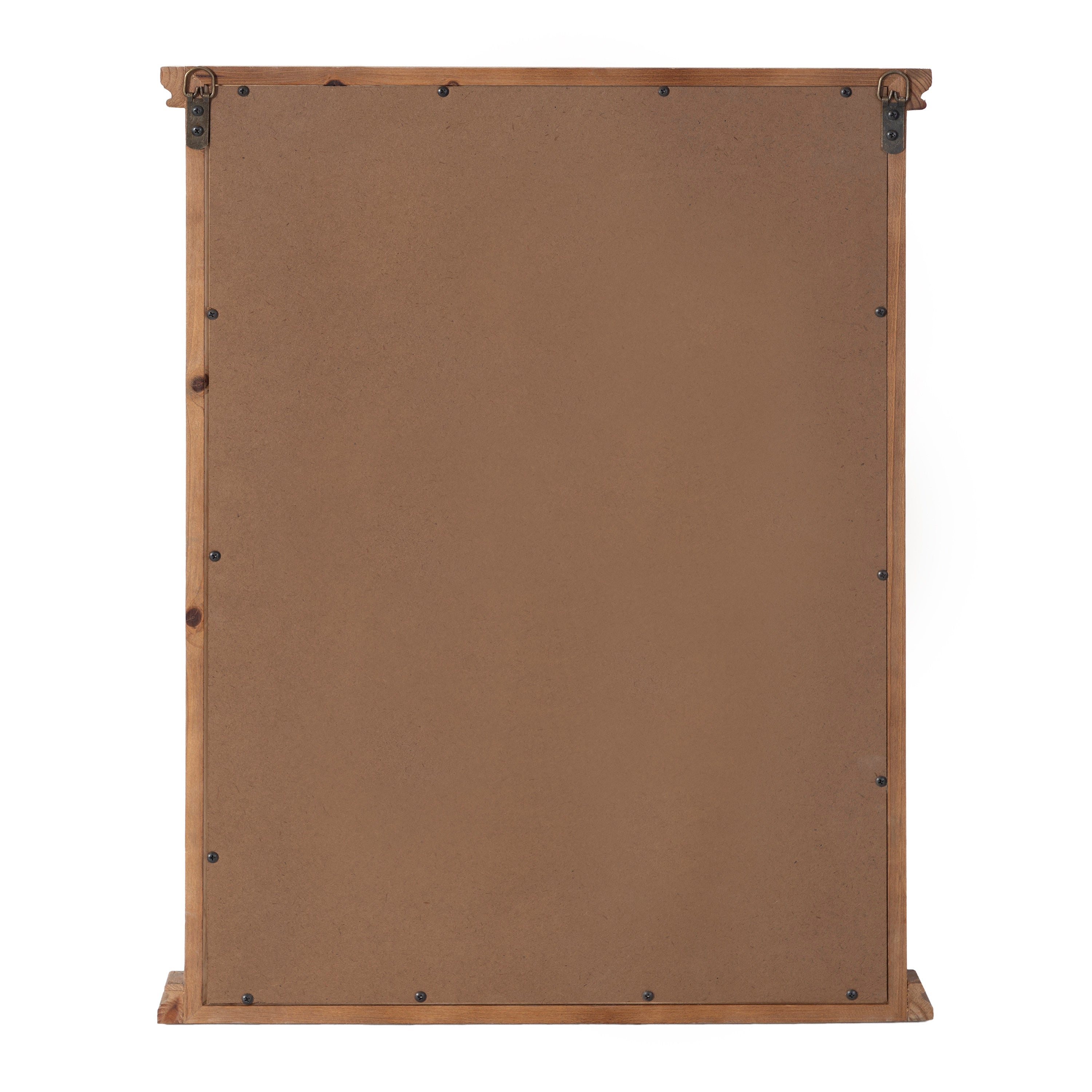 Arch Mirror Rustic Brown White 22x28 4
