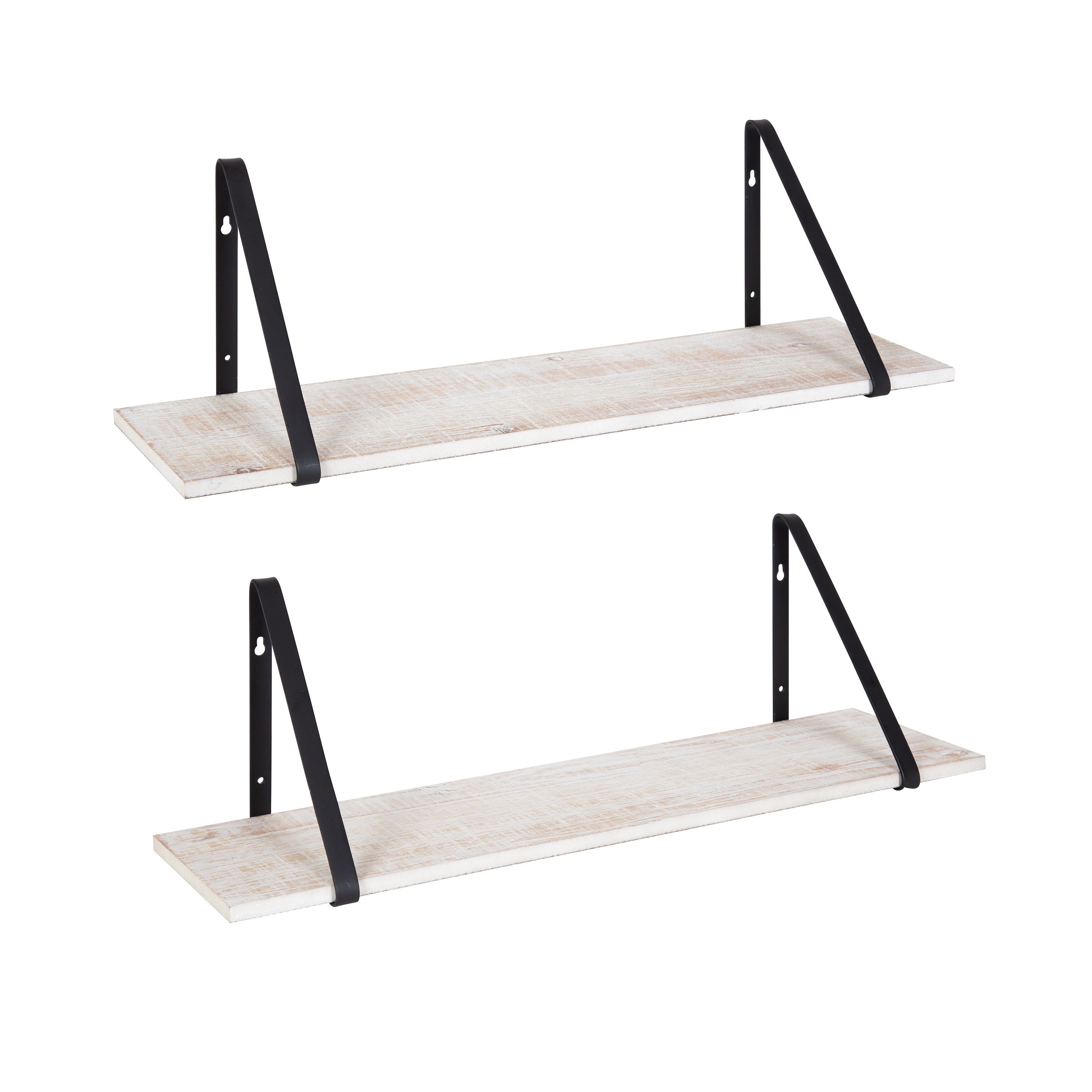 Floating Shelf White 2 Pk-28" 1