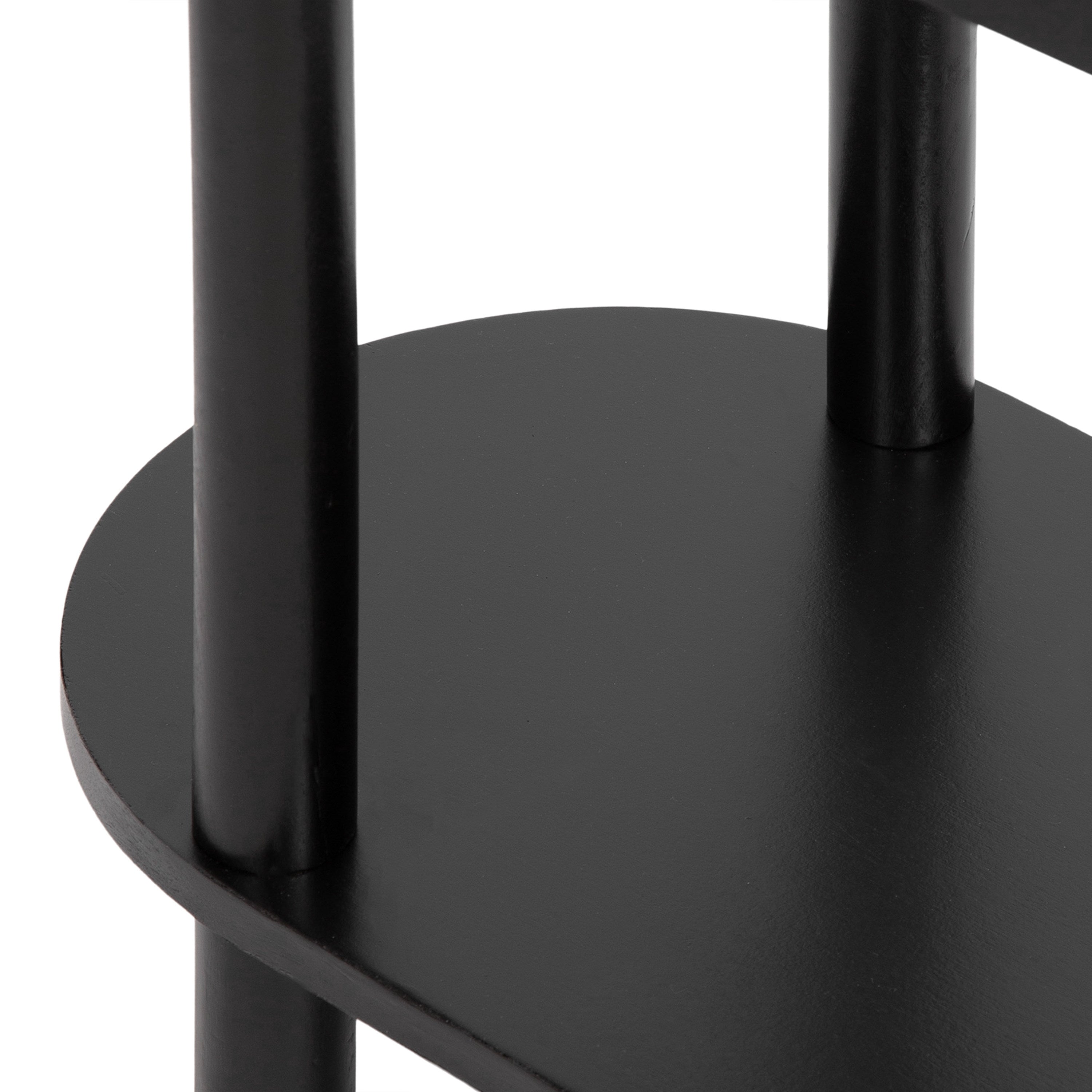 Side Table Black 22x12x24 6