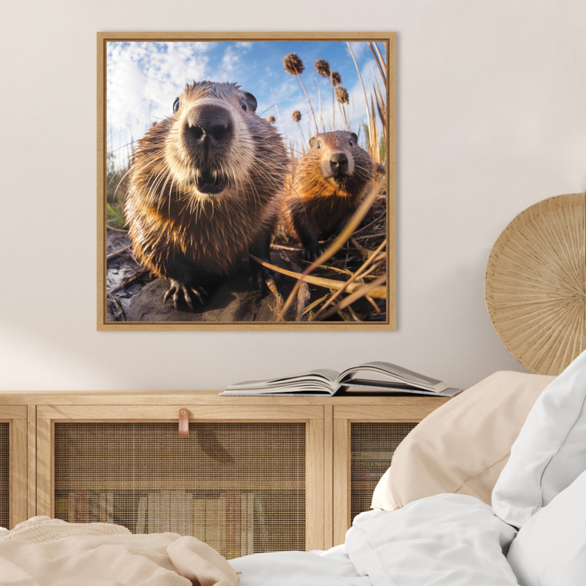 Funny Beaver Selfie by The Creative Bunch Studio