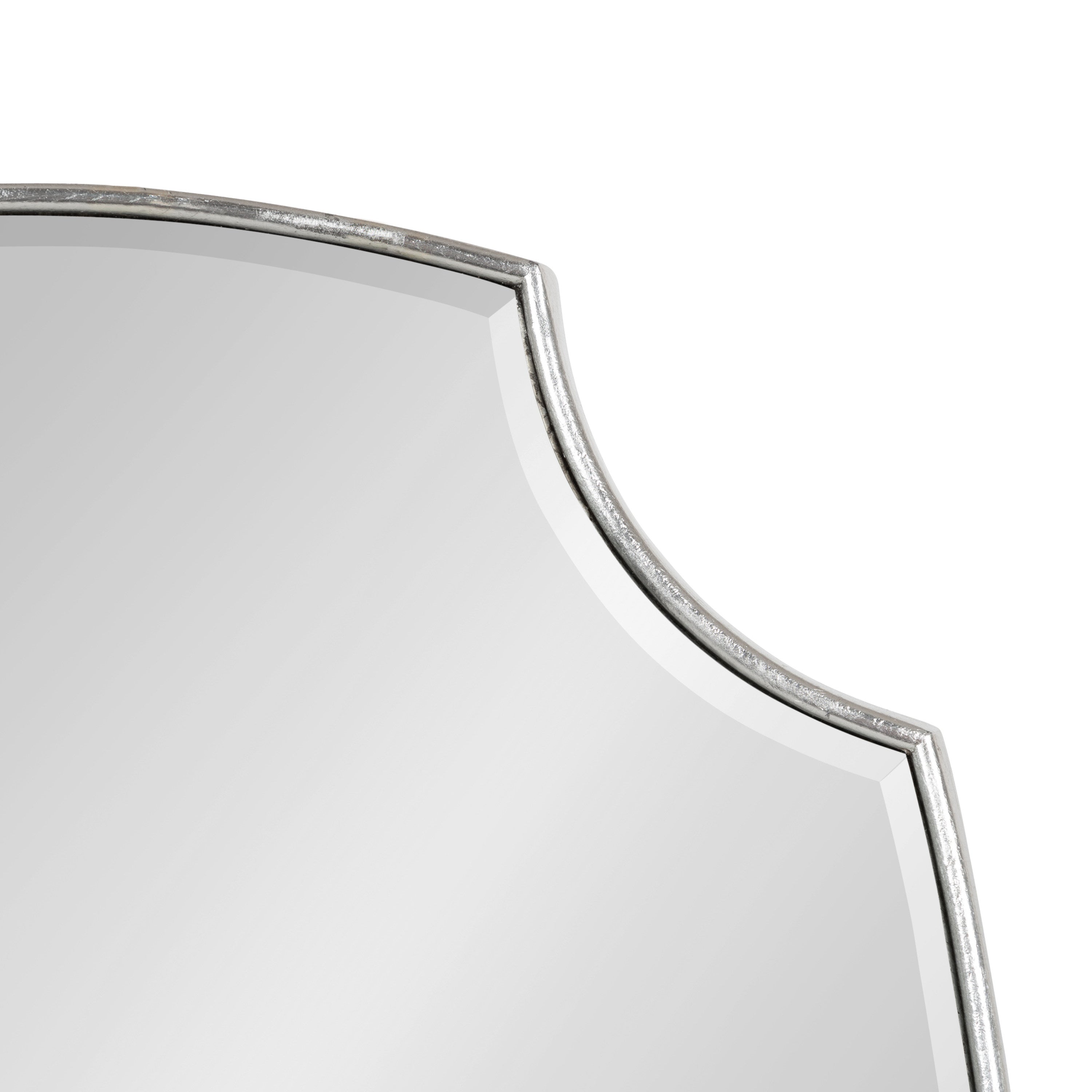 Scallop Mirror Silver 20x30 3