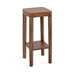 Side Table Walnut Brown 12x12x28 1
