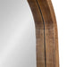 Arch Mirror Rustic Brown 24x36 3