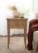 Side Table Rustic Brown 19x14x28 8