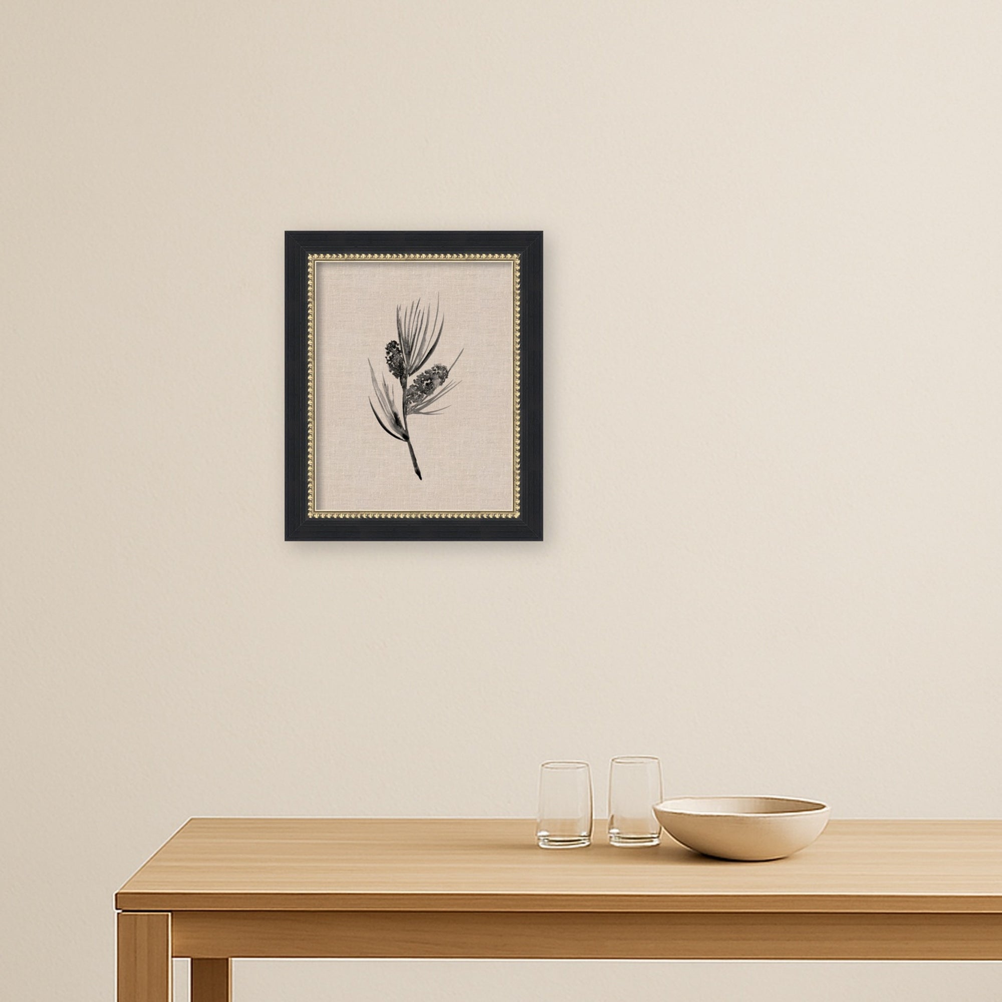 Mounted Canvas Belmont Black 10x12 6
