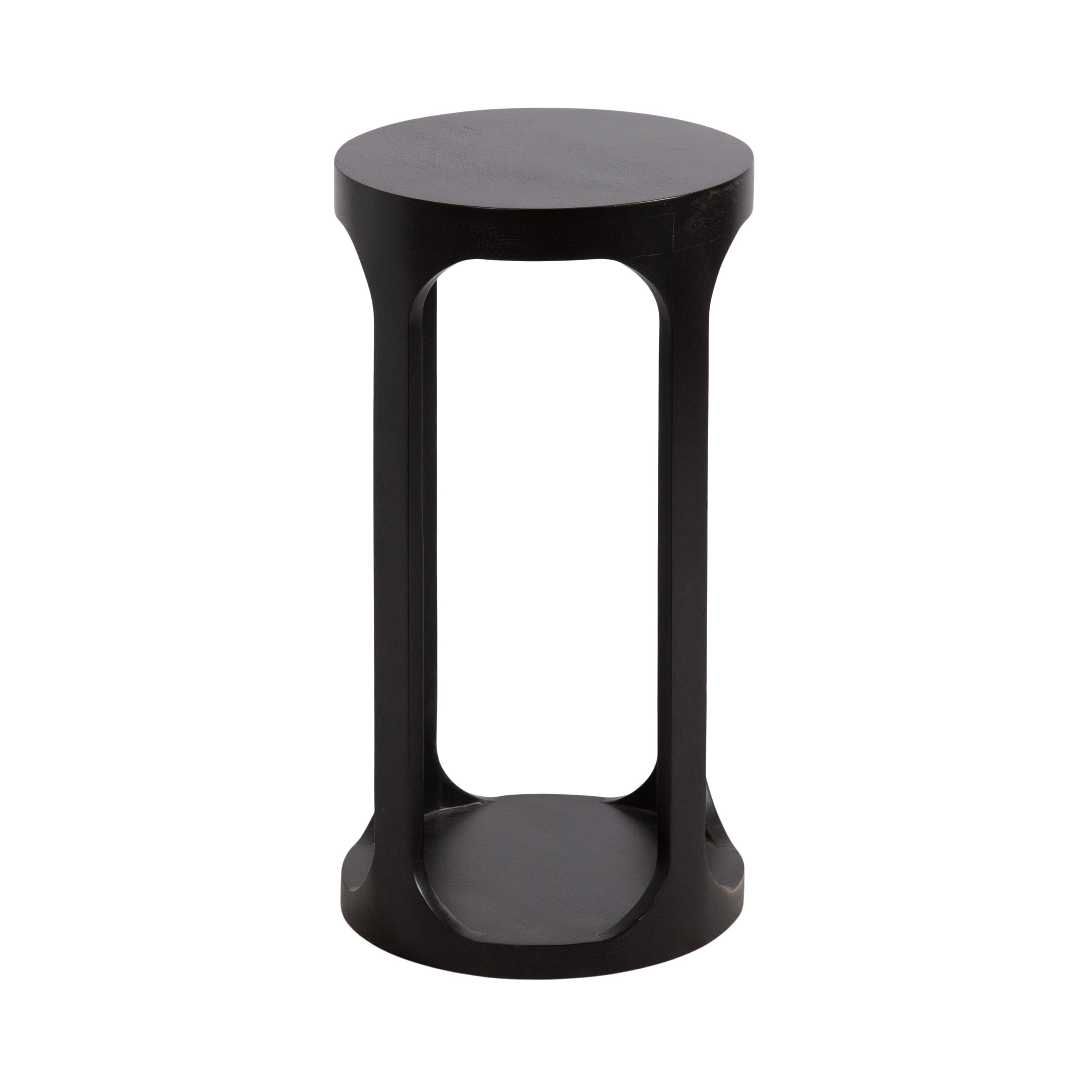 Drink Table Black 12x12x23 5