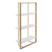 Accent Shelf 15x32 White Gold 1
