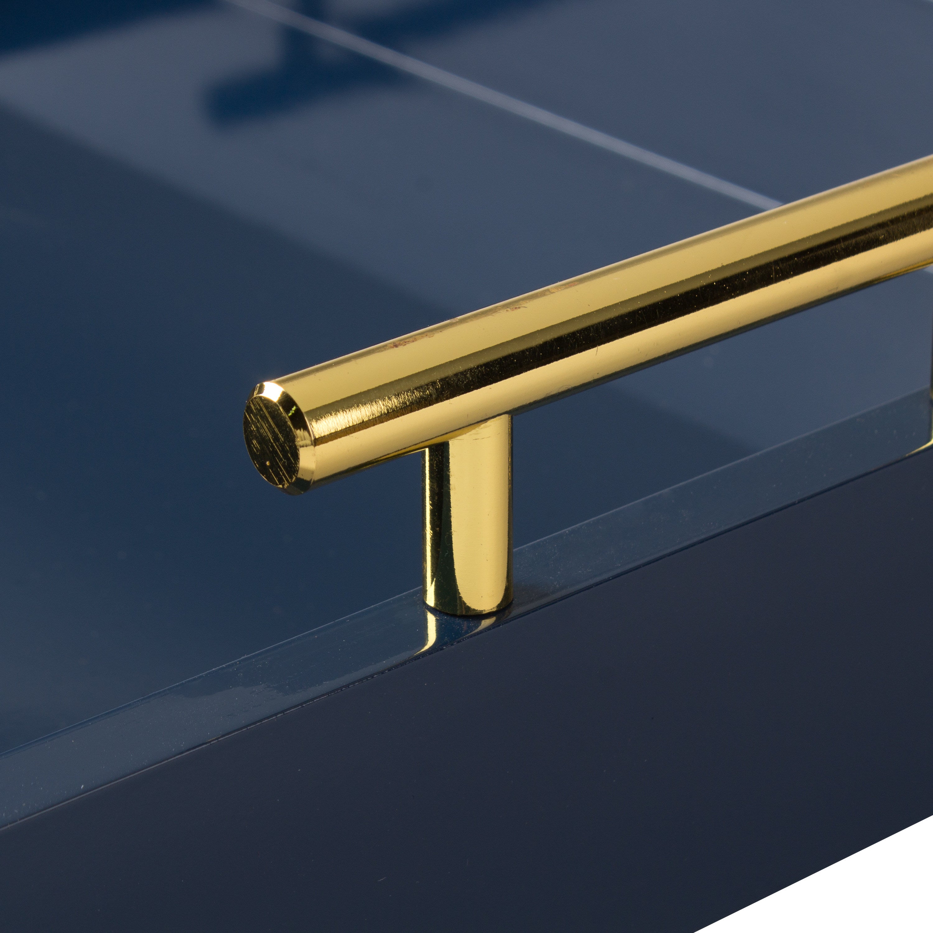 Single Tray Navy Blue Gold 17x13 3