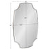 Scallop Mirror Silver 20x30 5