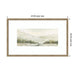 Framed Art Woodgrain Stripe Mocha 42x26 2