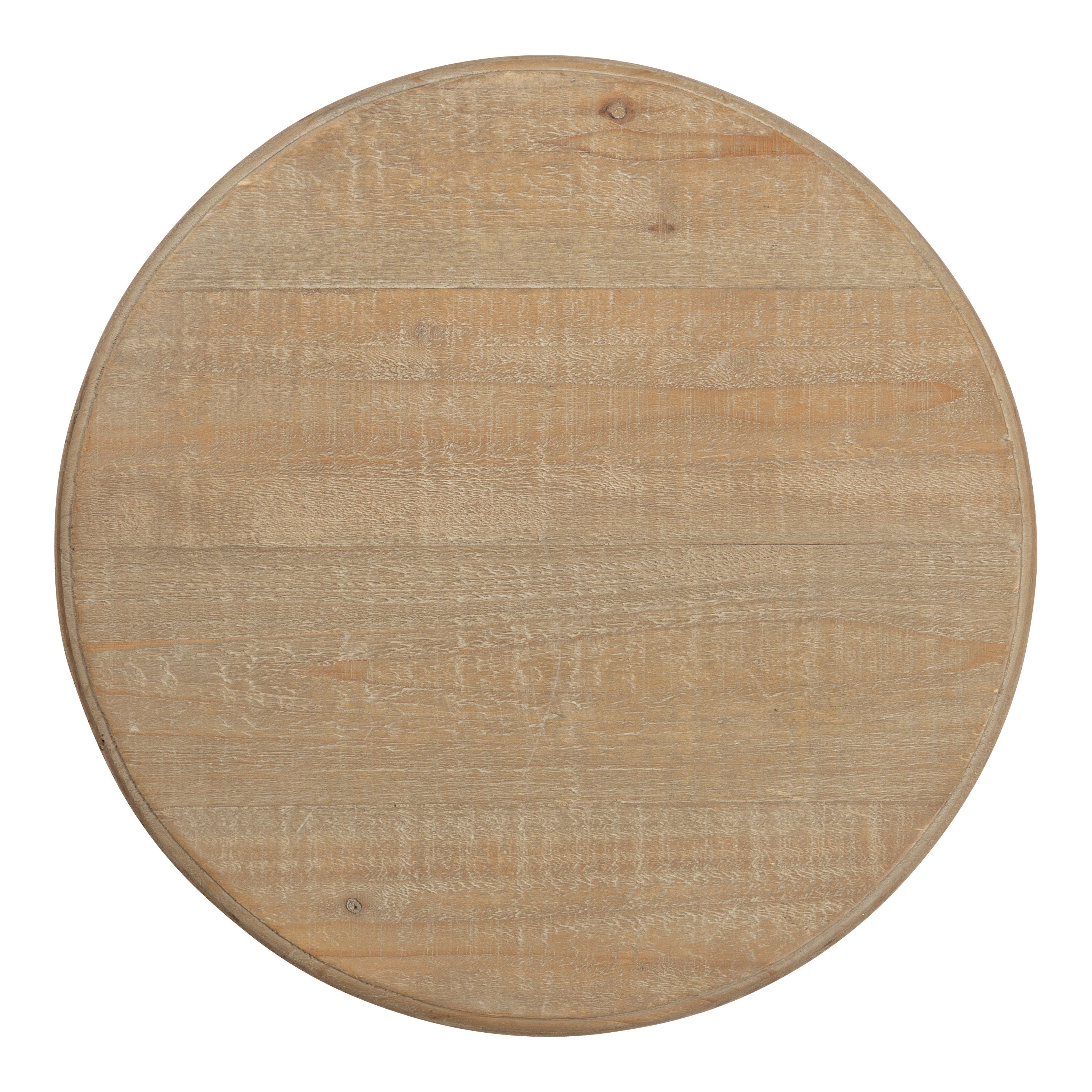 Side Table Rustic Brown 16" Diameter 5