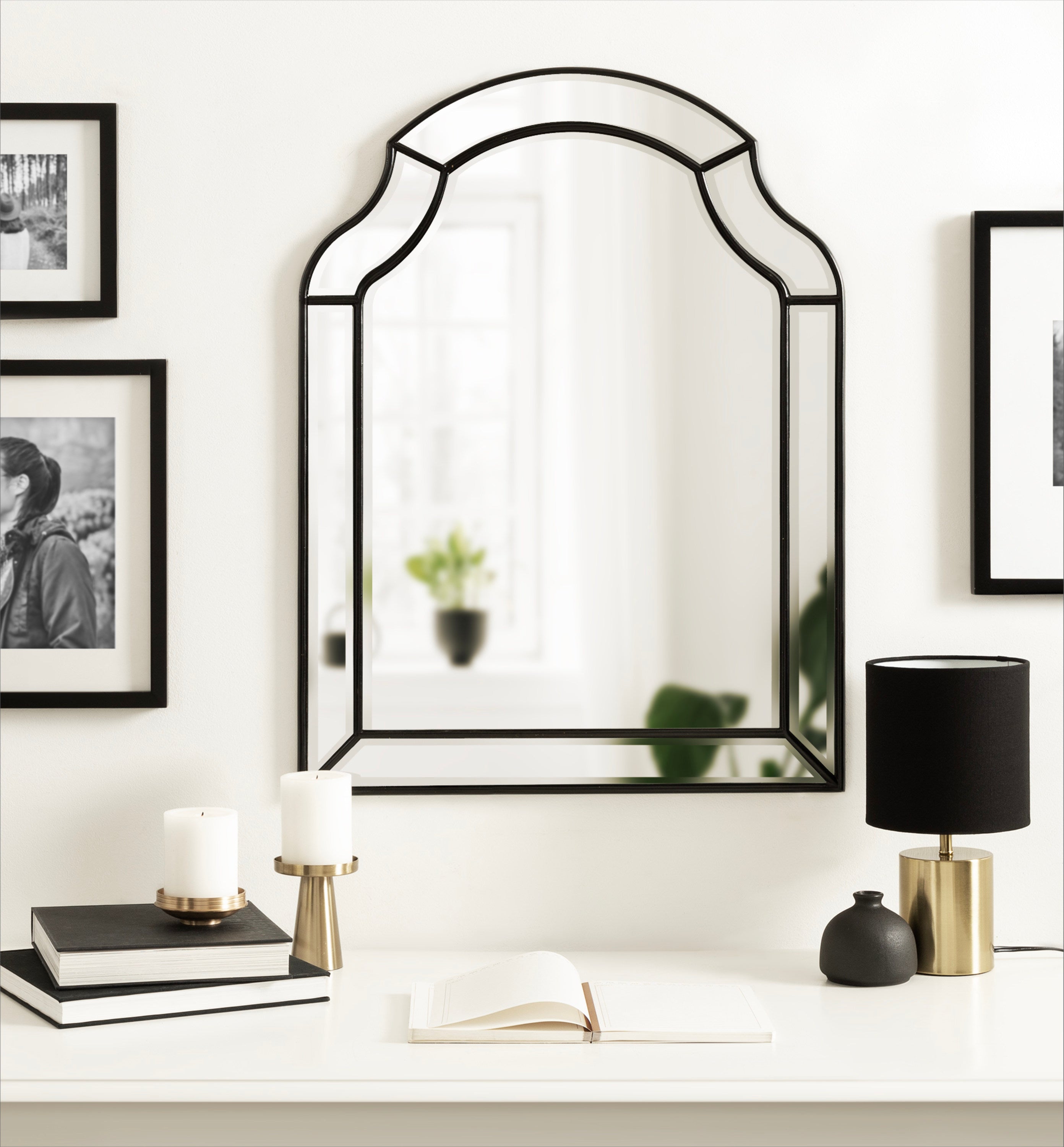 Arch Mirror Black 24x32 6