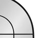 Windowpane Mirror Black 30x30 3