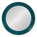 Round Mirror Teal Black 22x22 2