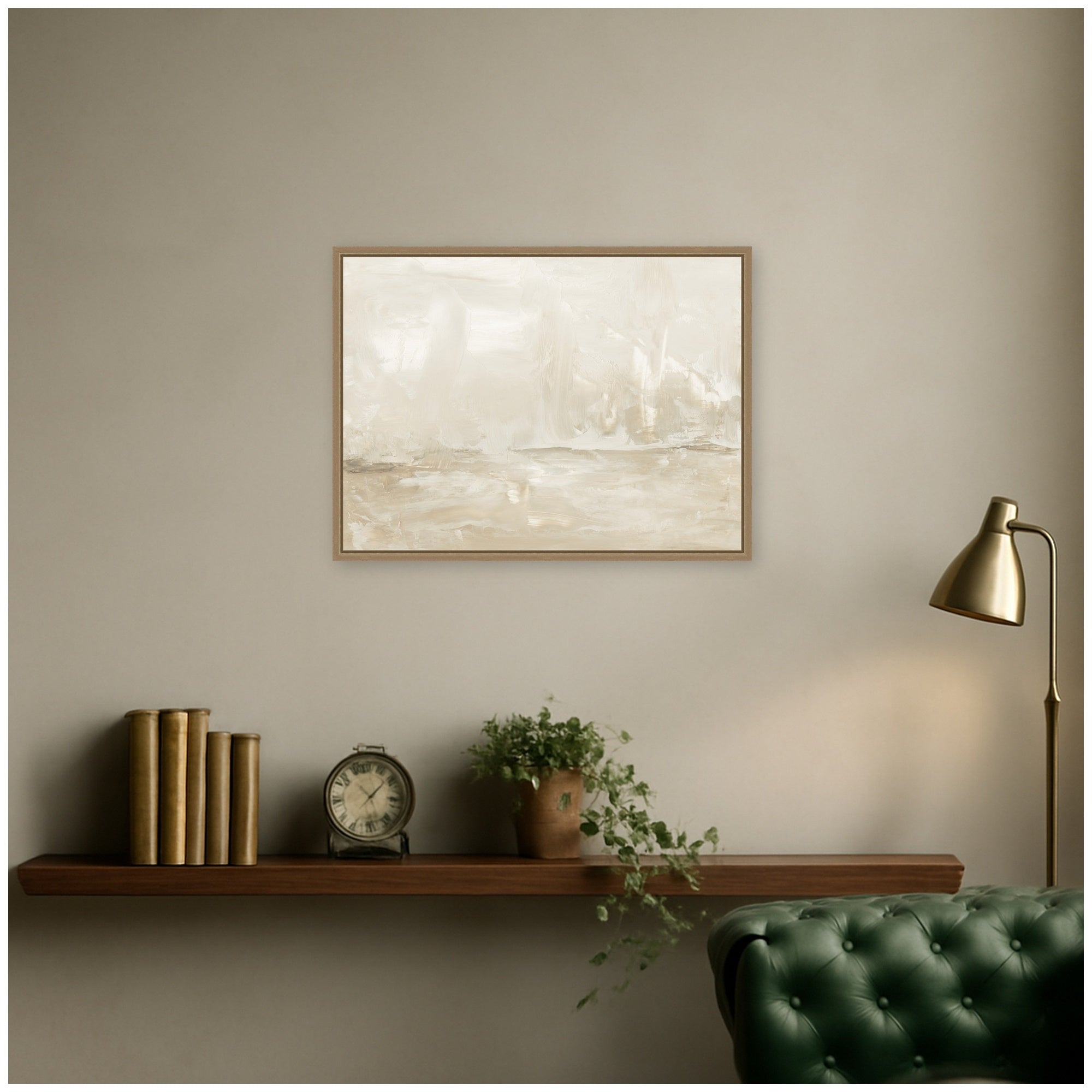 Framed Canvas 24x18 Sylvie Dark Gold 6