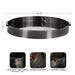 Single Tray 17" Diameter Pewter 2