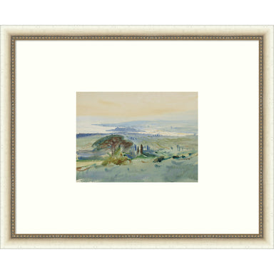 Framed Art 22x18 Belmont Distress White 1