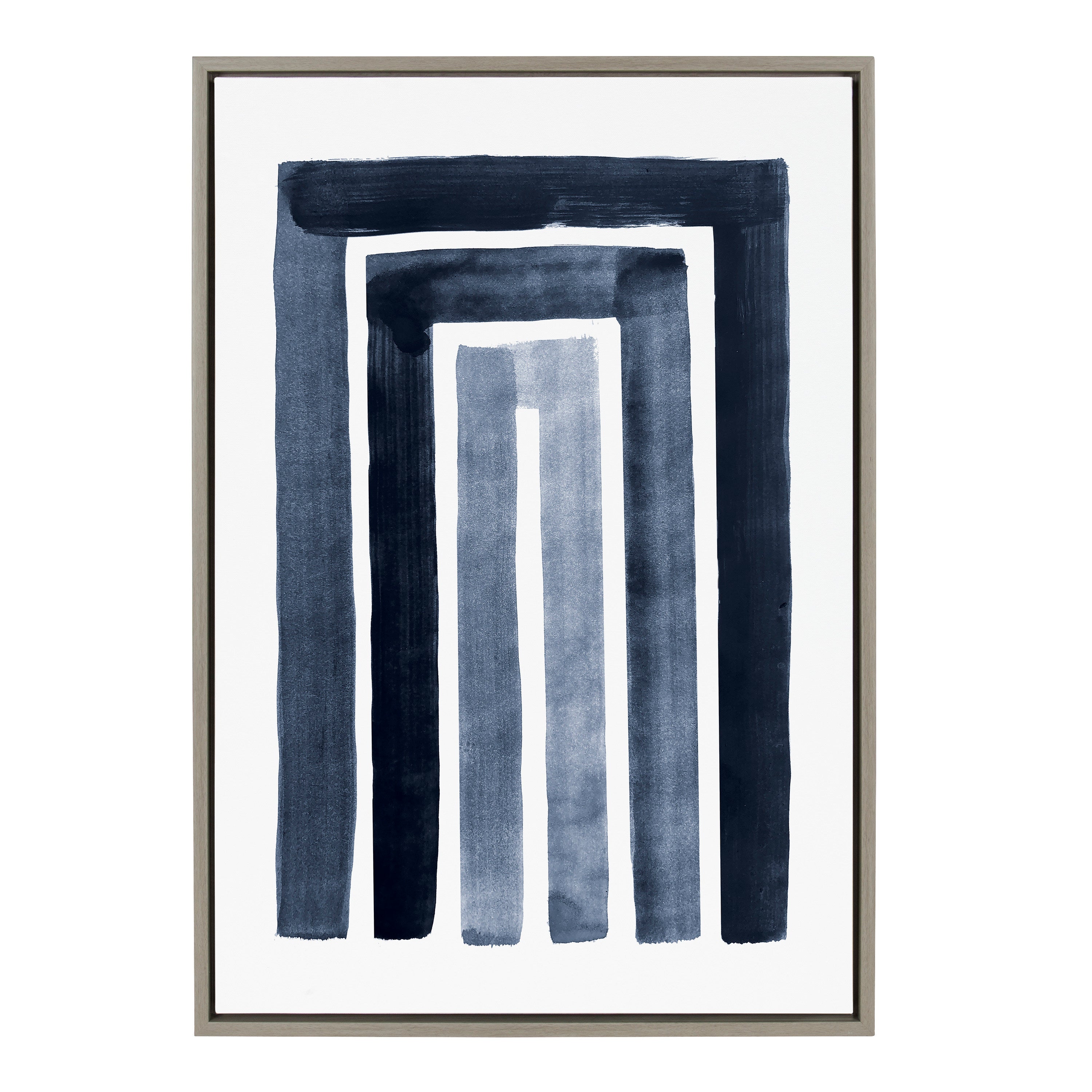 Framed Canvas 23x33 Sylvie Graywash 1