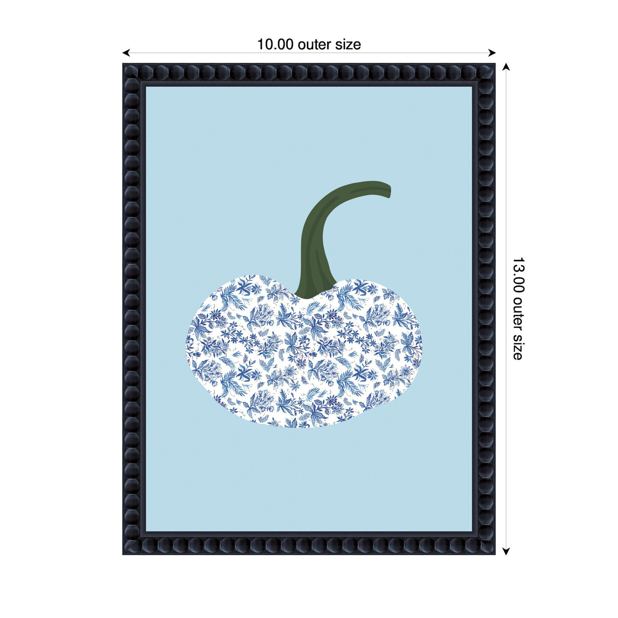 Framed Canvas 10x13 Sylvie Beaded Black 2
