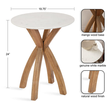 Side Table 20x20x24 Natural 2