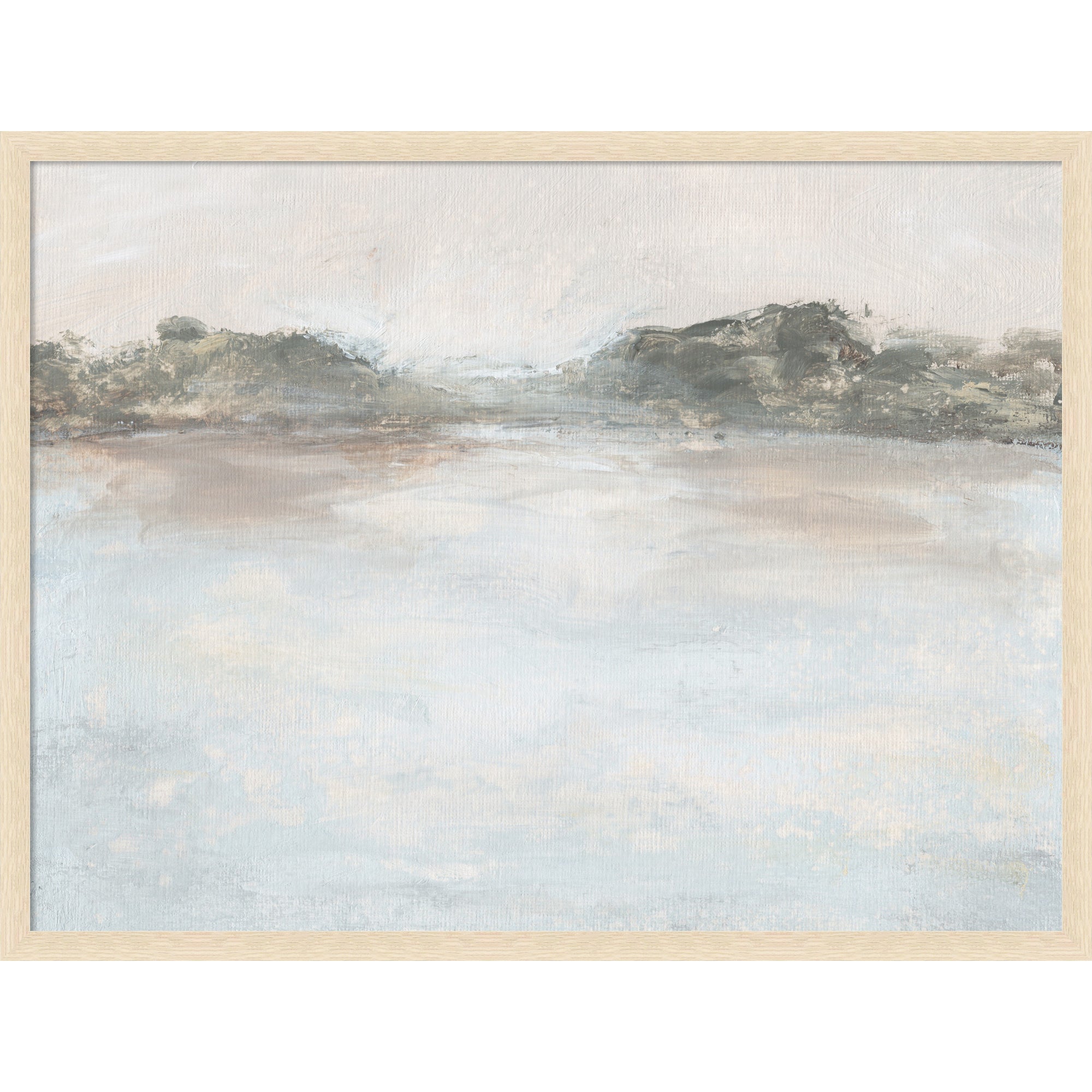Mounted Canvas 38x29 Woodgrain Stripe Blonde 1