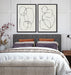 Art Set Sylvie Black 2 Piece Set 23x33 7