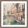 Framed Art Wandering The Streets of Venice by Laura Evans