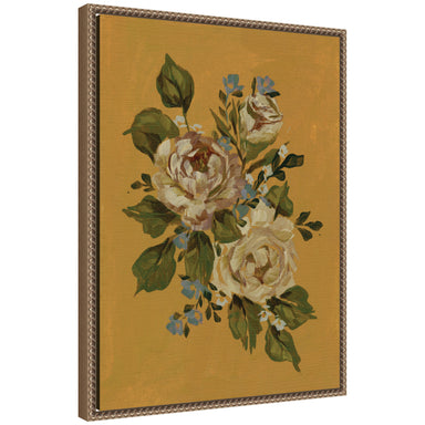 Framed Canvas 18x24 Sylvie Beaded Dark Gold 1