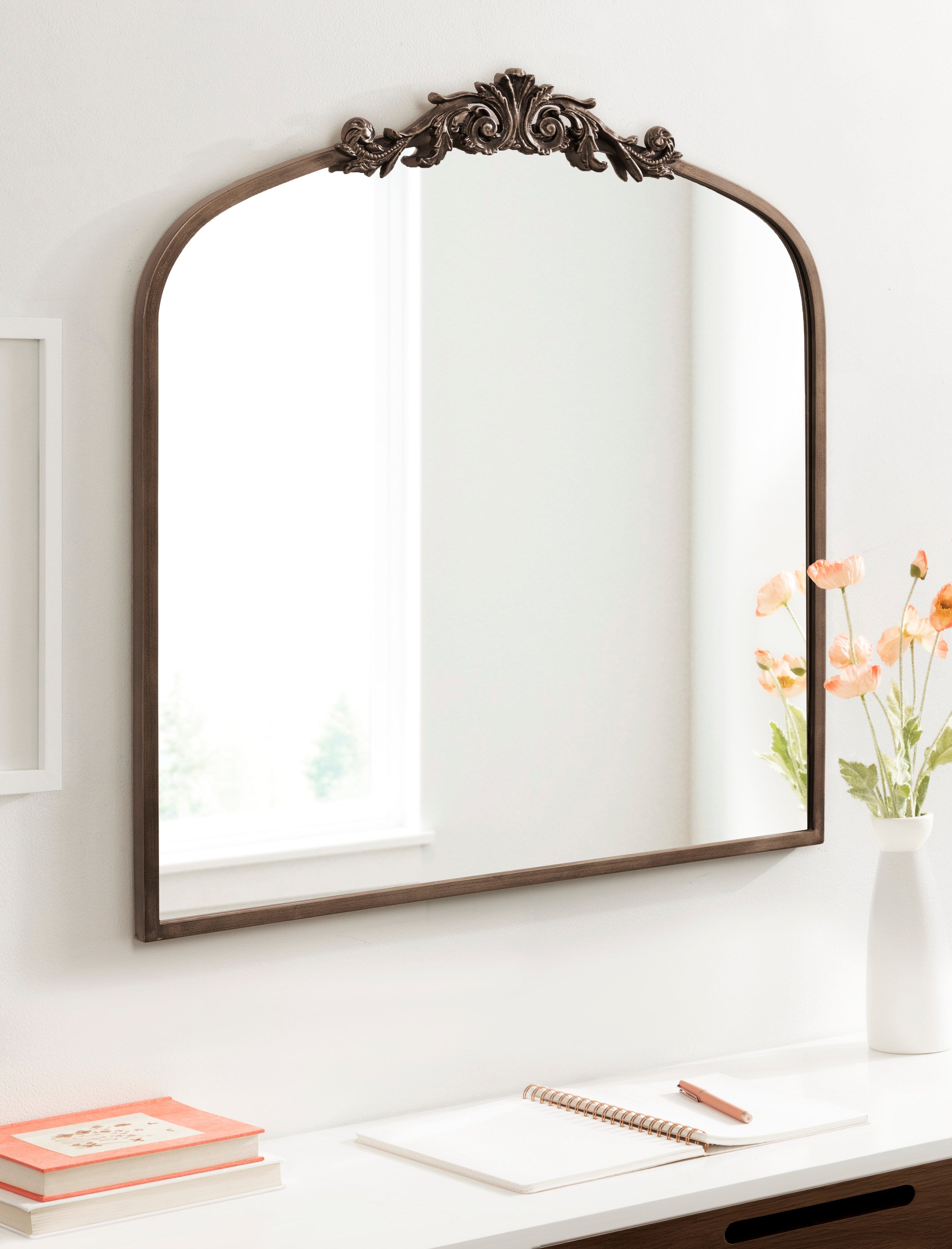 Arch Mirror 28x30 Bronze 7