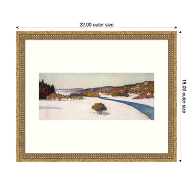 Framed Art Castellan Gold 22x18 2