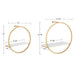 Floating Shelf White Gold 2 Piece 2