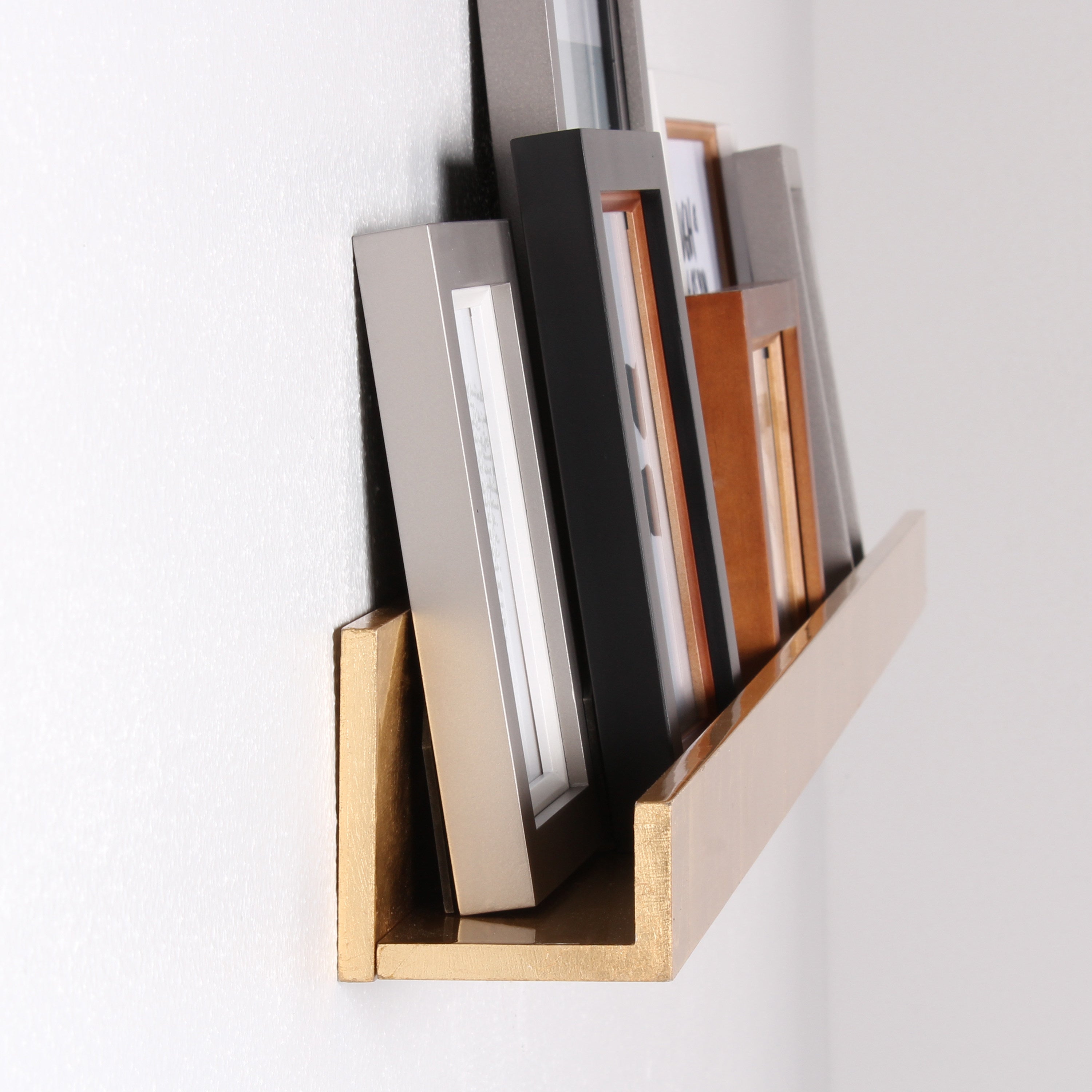 Levie Wooden Picture Ledge Wall Shelf