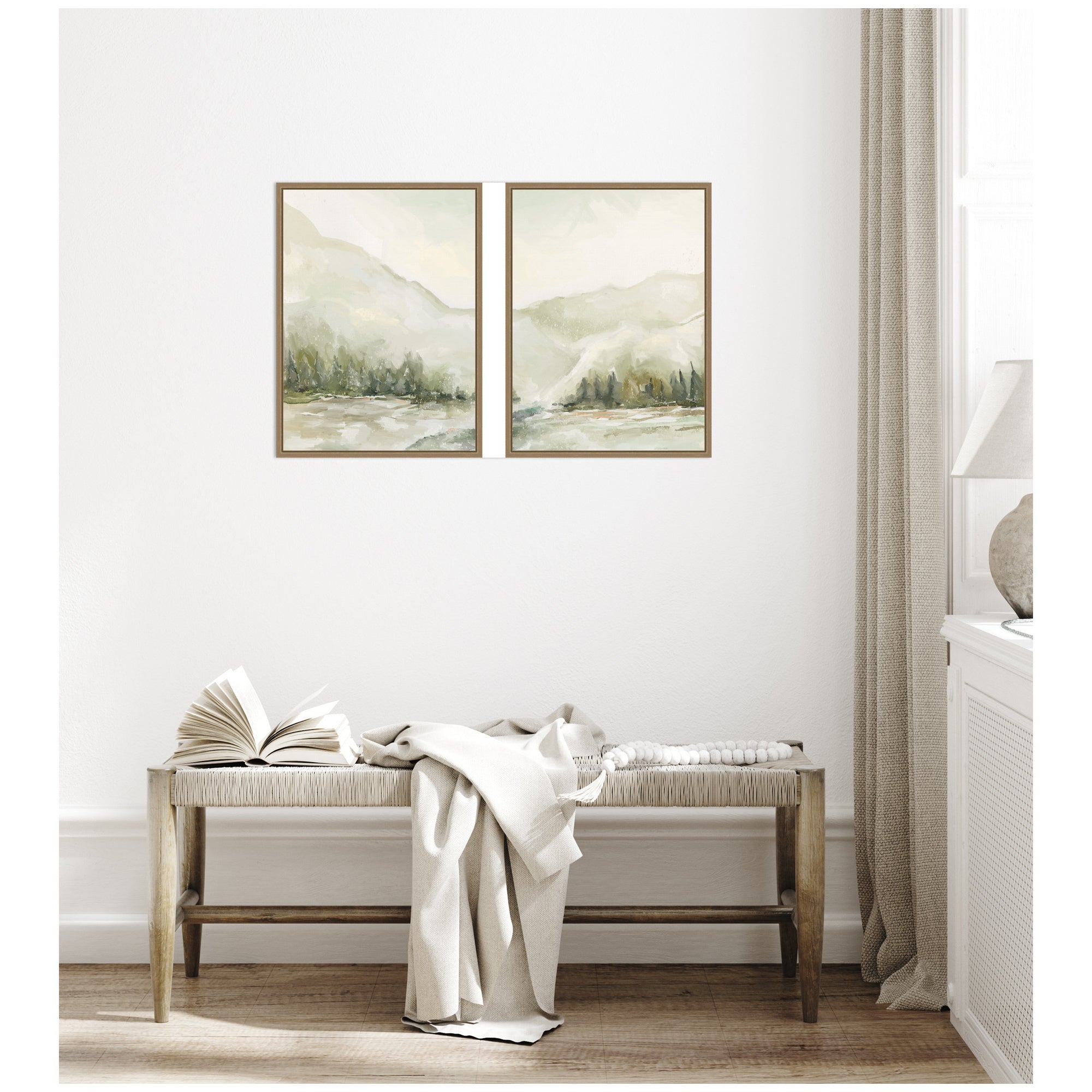 Art Set Sylvie Dark Gold 2 Piece Set 18x24 6