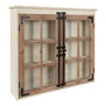 Hutchins Decorative Two Door Wood Wall Cabinet