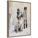 Framed Canvas Sylvie Dark Gold 18x24 1